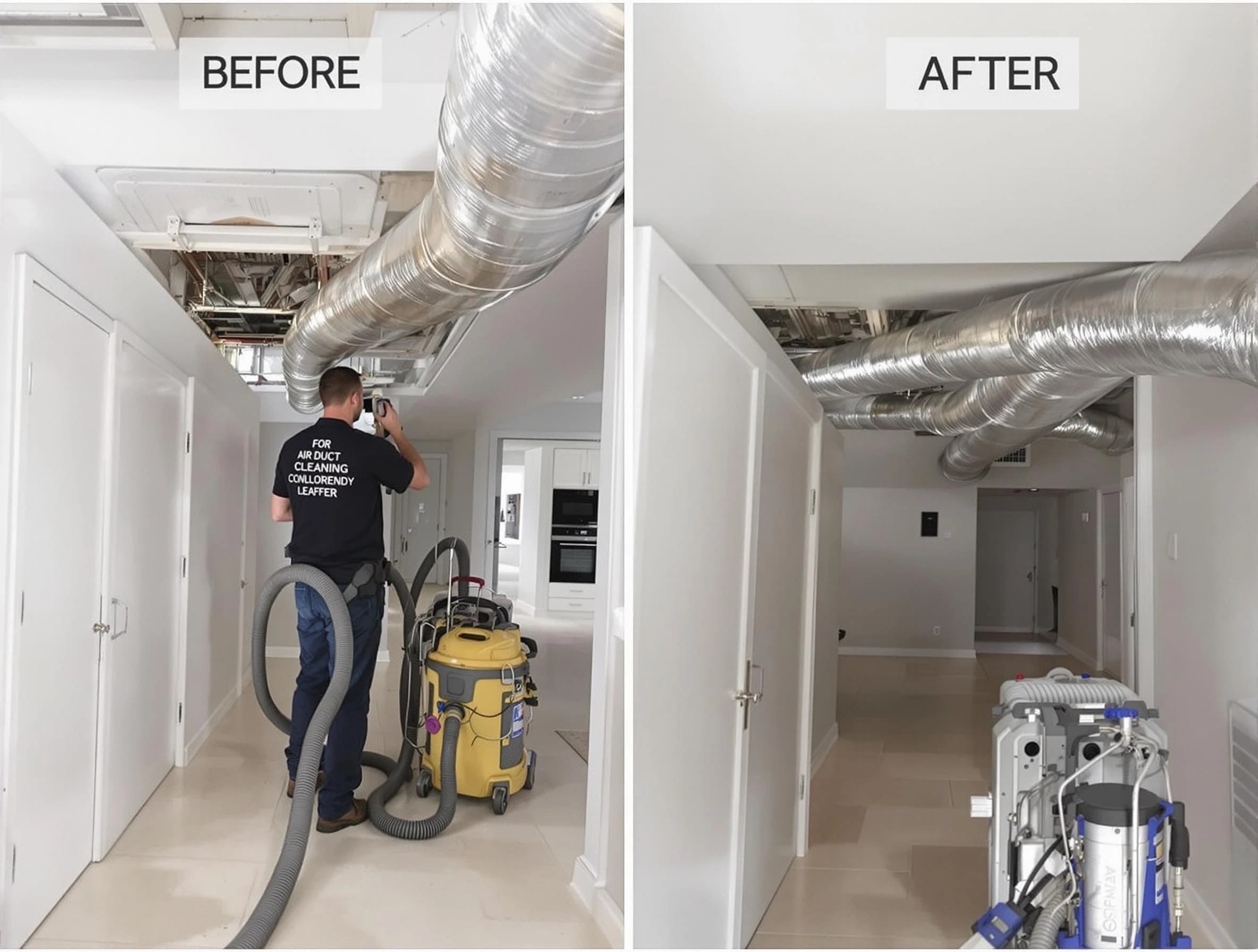 Pell City Air Duct Cleaning professional performing thorough air duct cleaning in Pell City