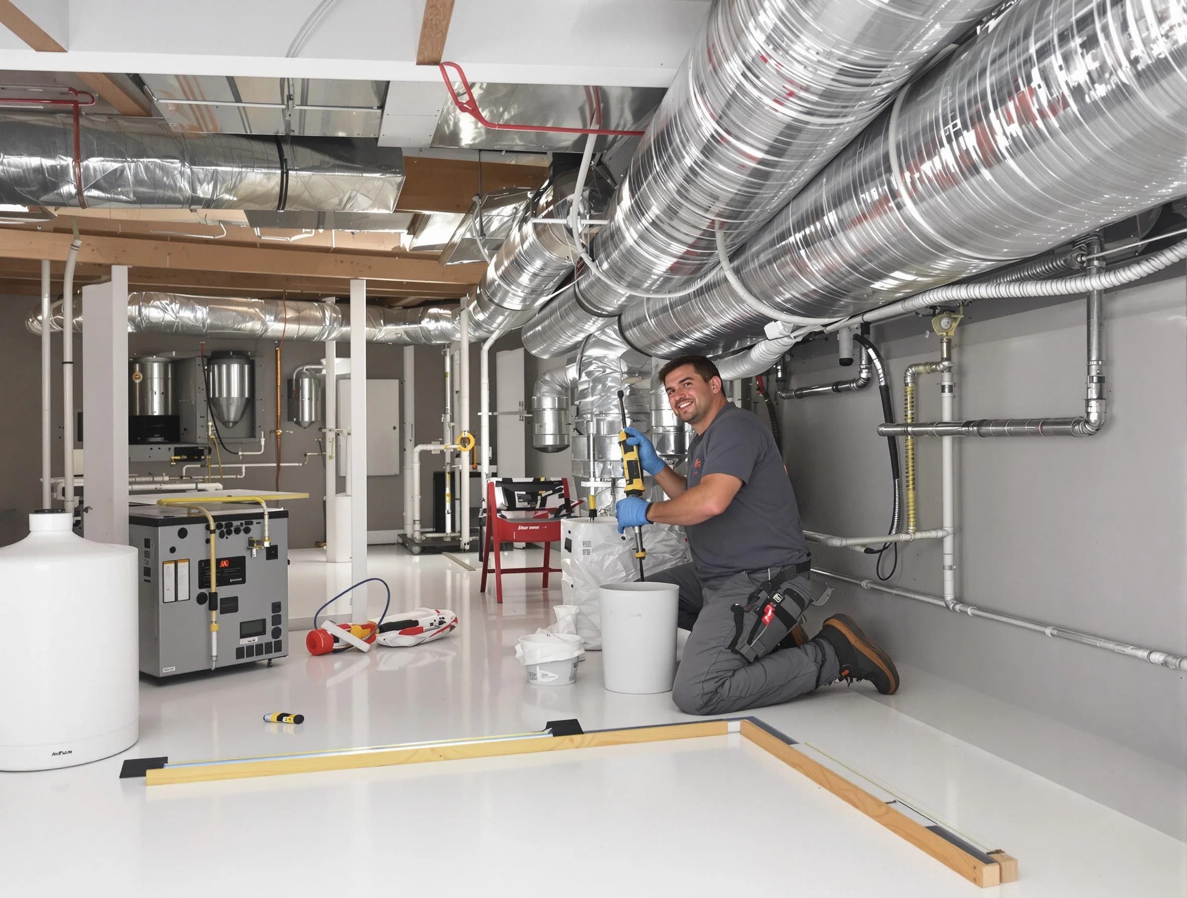 Professional duct sealing service by Pell City Air Duct Cleaning in Pell City