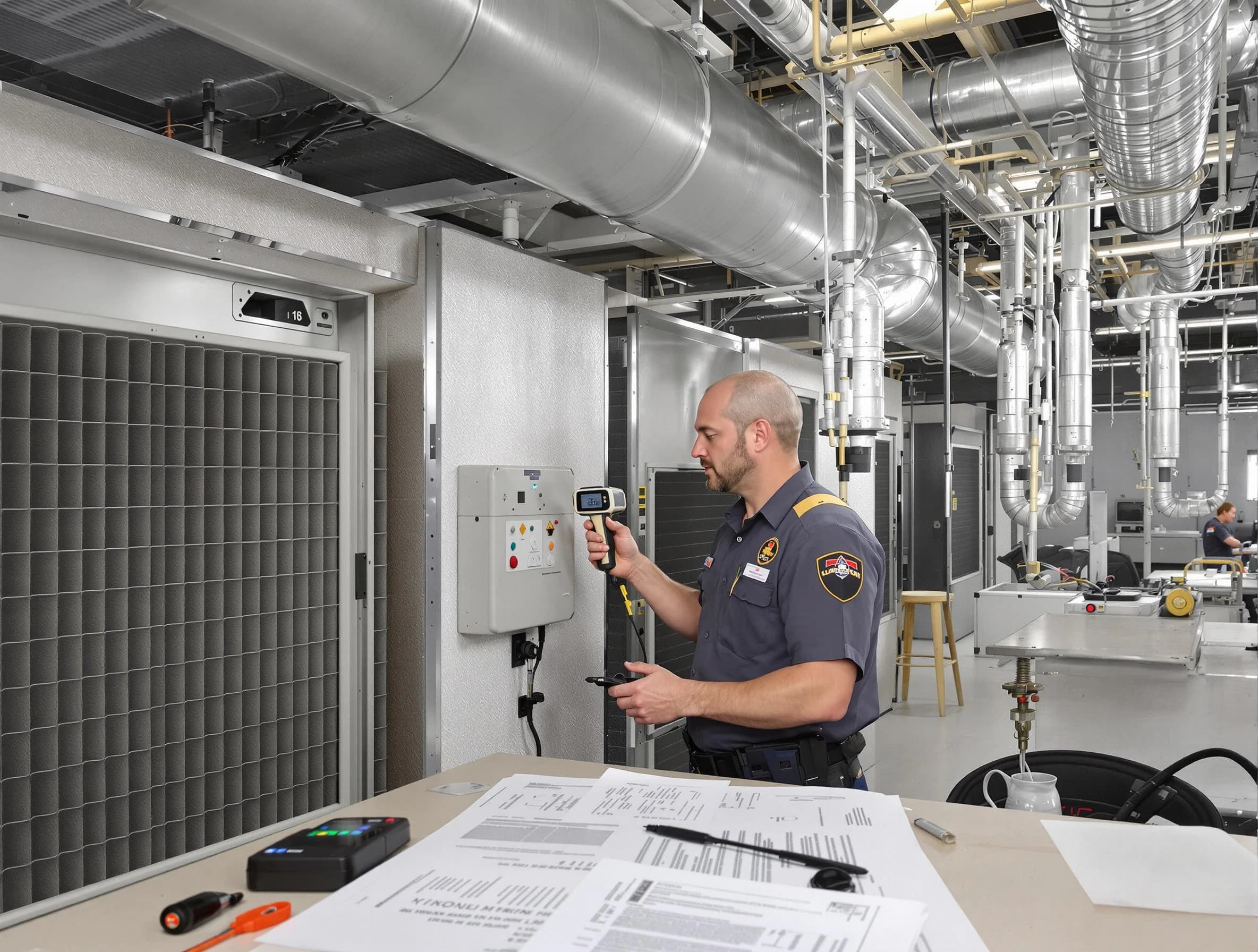 Professional filter system inspection by Pell City Air Duct Cleaning in Pell City