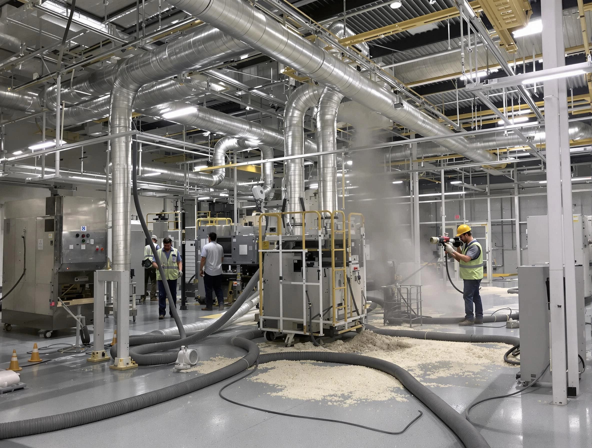 Heavy-duty industrial duct cleaning by Pell City Air Duct Cleaning in Pell City