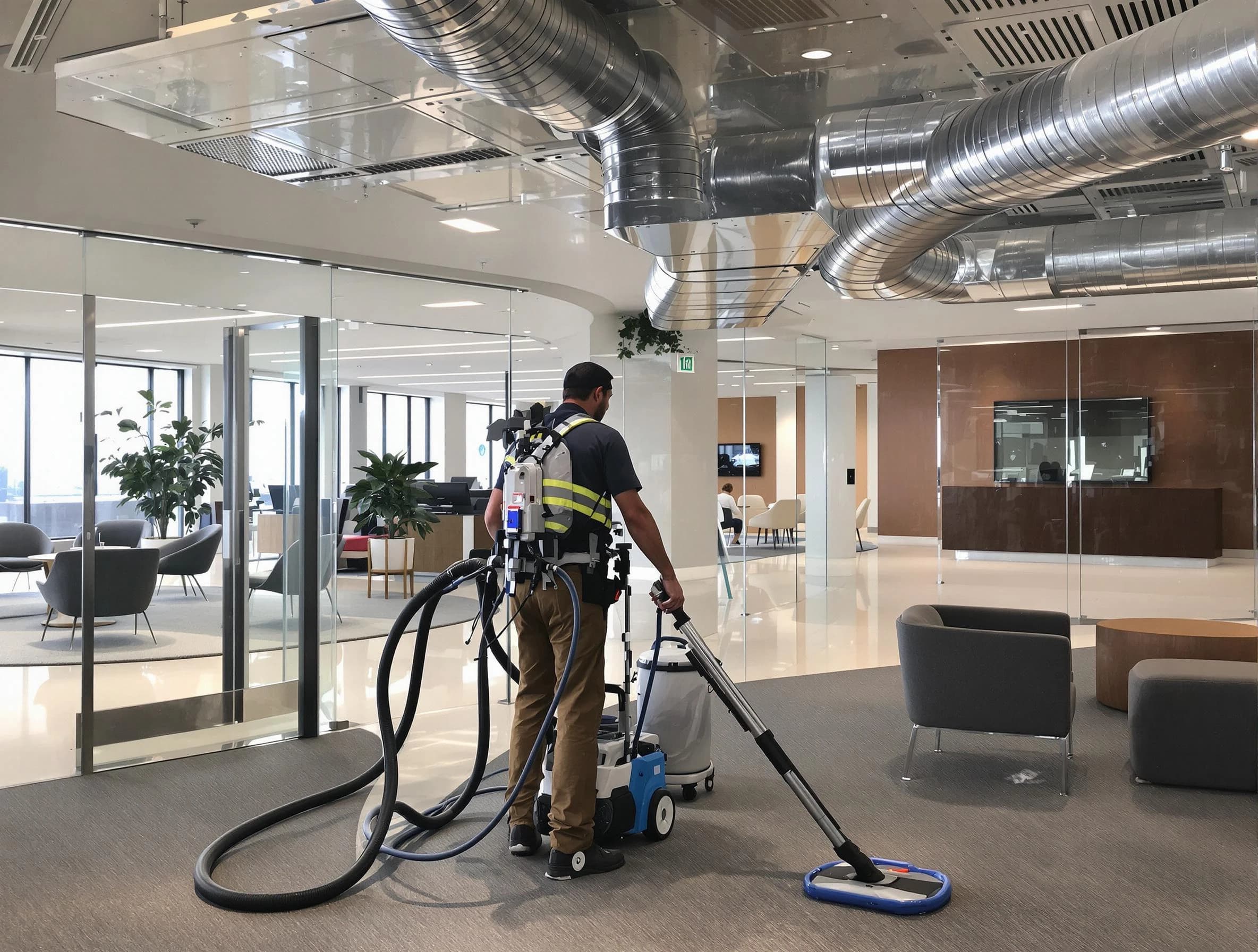 Commercial duct cleaning service by Pell City Air Duct Cleaning in Pell City