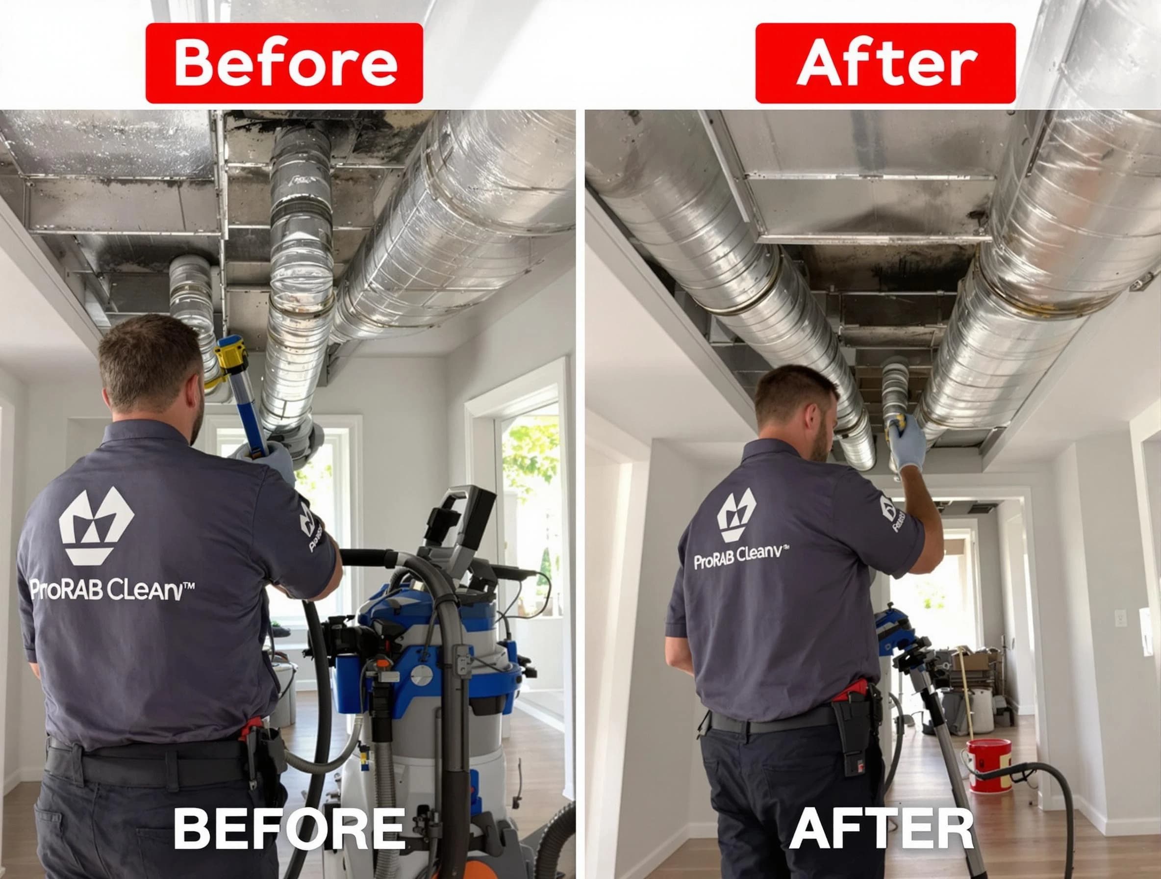 Pell City Air Duct Cleaning expert performing thorough residential duct cleaning in a Pell City home