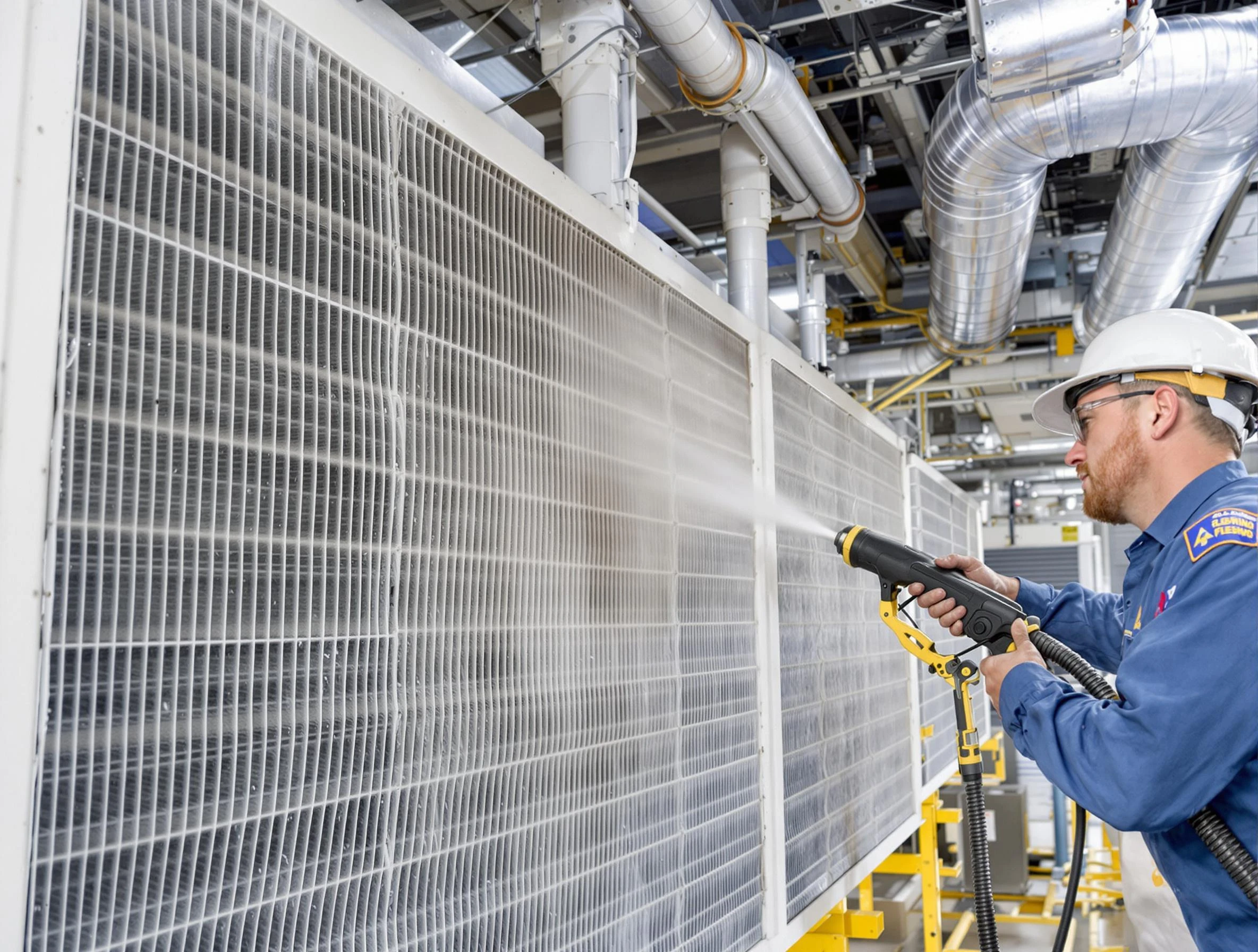 Professional commercial coil cleaning by Pell City Air Duct Cleaning in Pell City