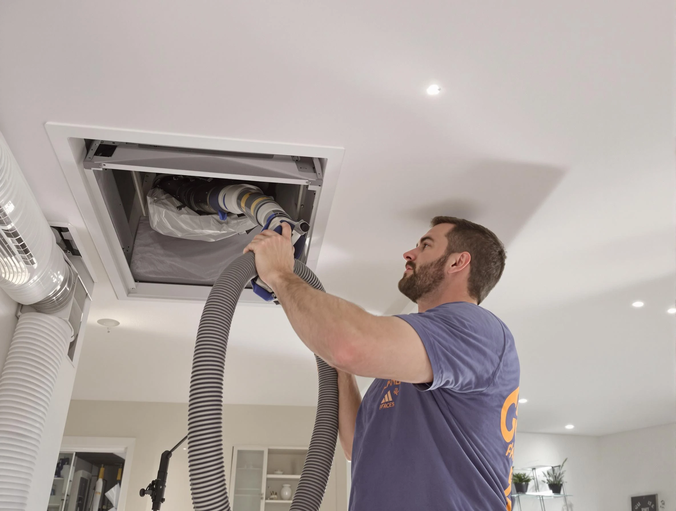 Precision indoor duct cleaning by Pell City Air Duct Cleaning in Pell City