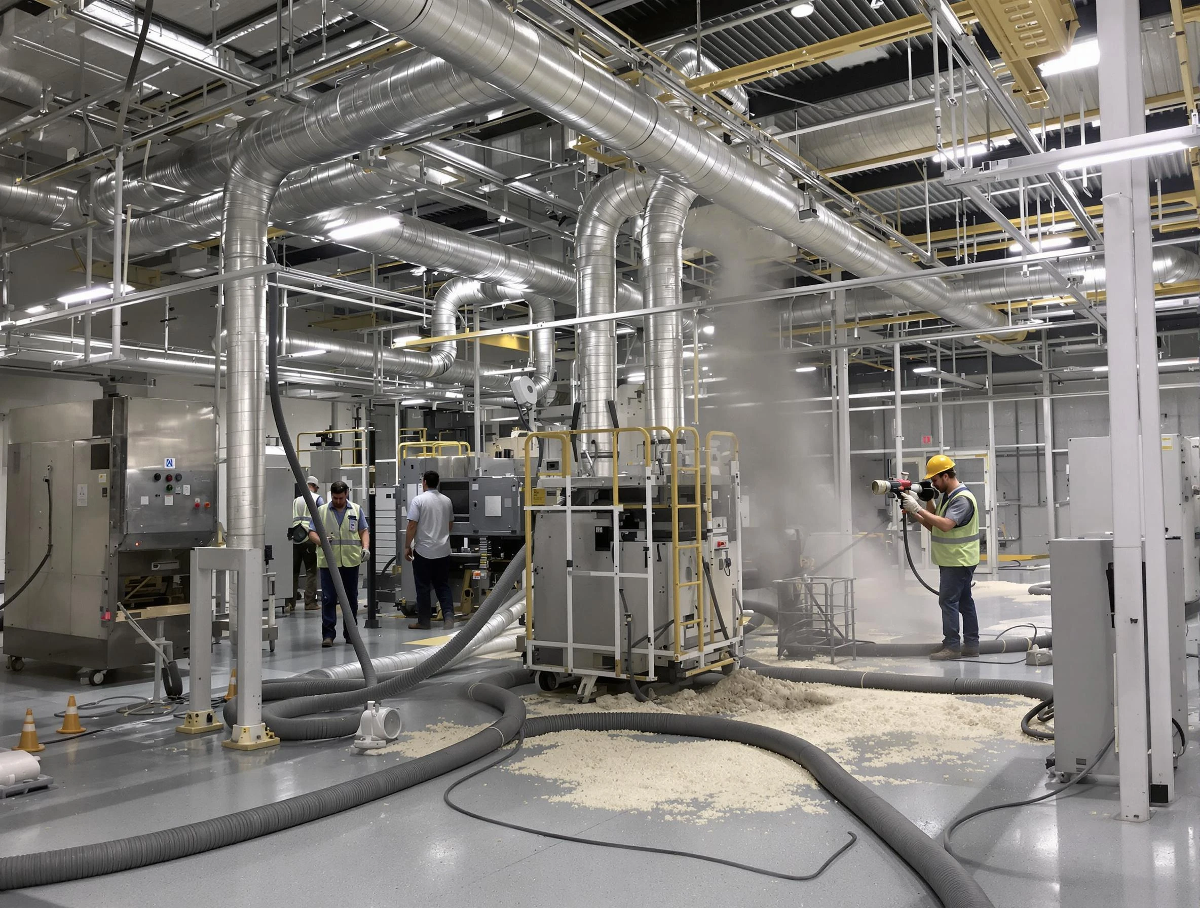 Heavy-duty industrial duct cleaning by Pell City Air Duct Cleaning in Pell City